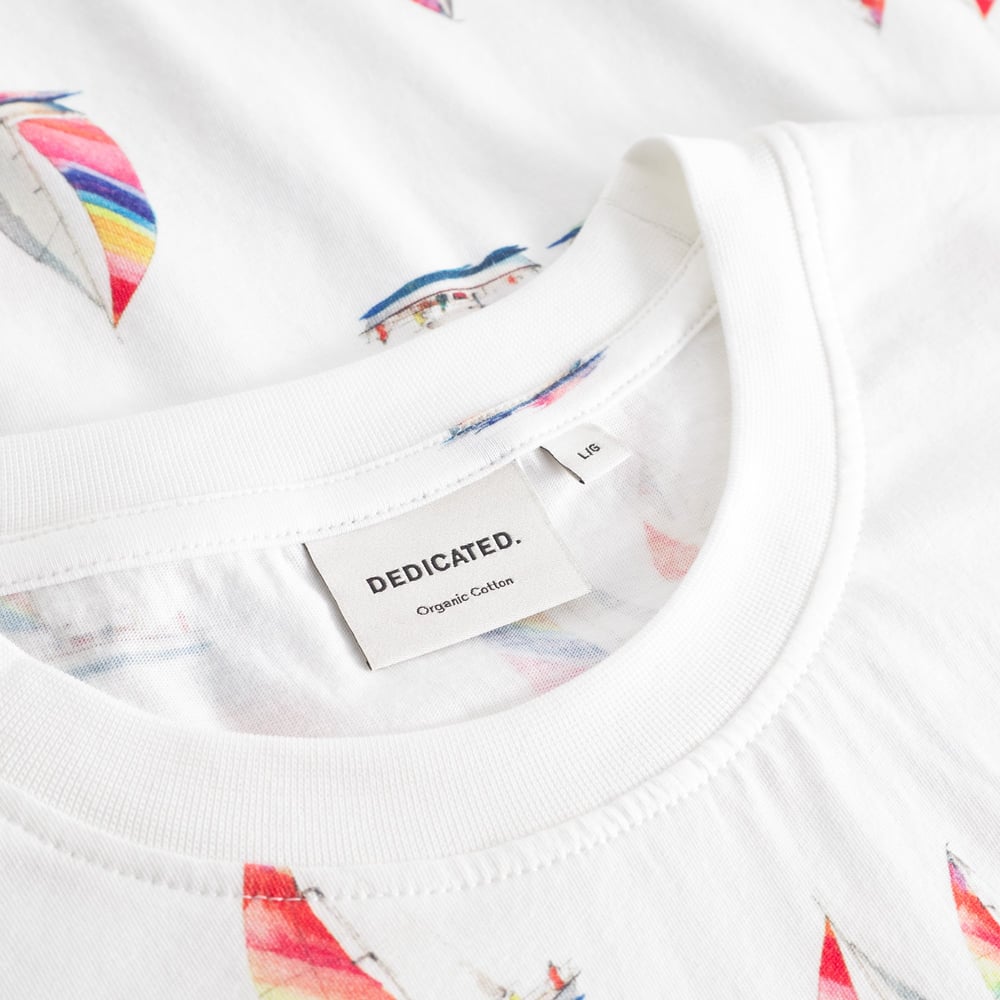 T-shirt Stockholm Sail Boats White