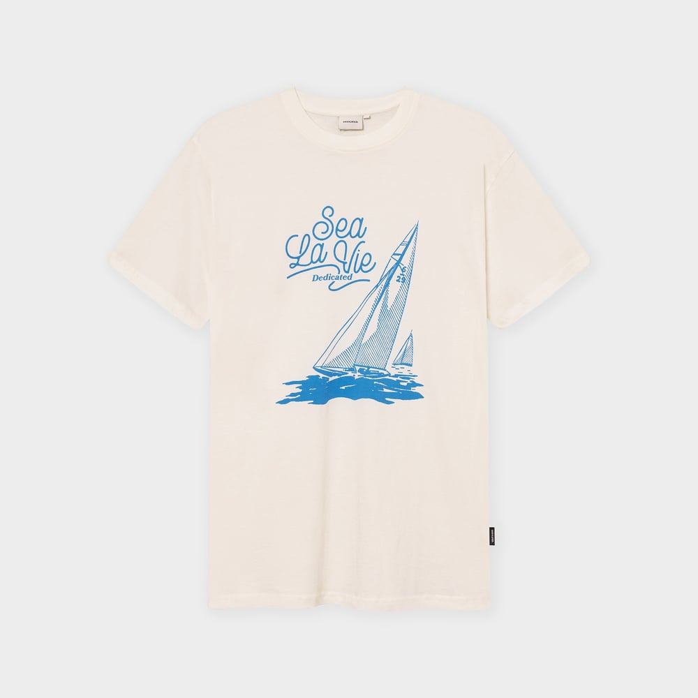 T-shirt Stockholm Sea La Vie Boat Off-White