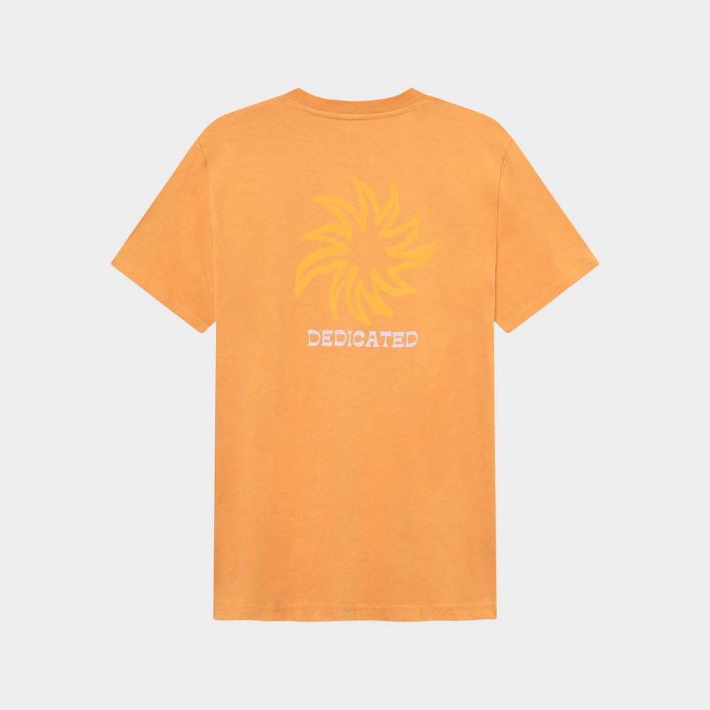 T-shirt Stockholm Sun Logo Amber Gold