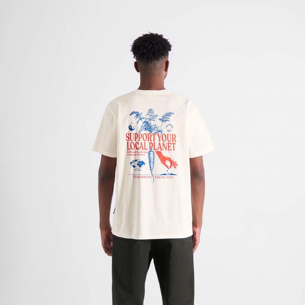 T-shirt Stockholm Support Seed Off-White