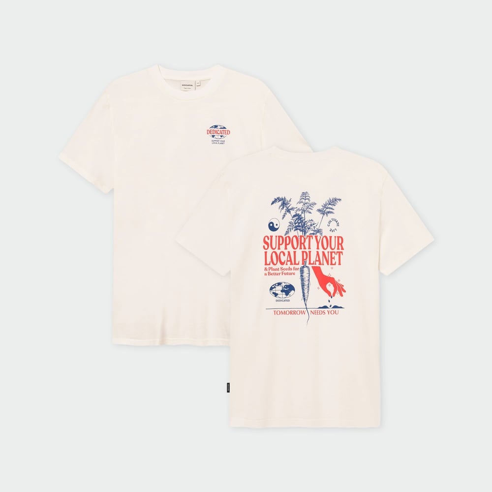 T-shirt Stockholm Support Seed Off-White