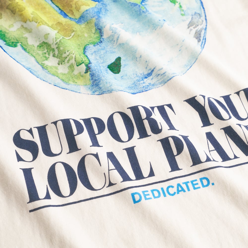 T-shirt Stockholm Support Water Globe Off-White