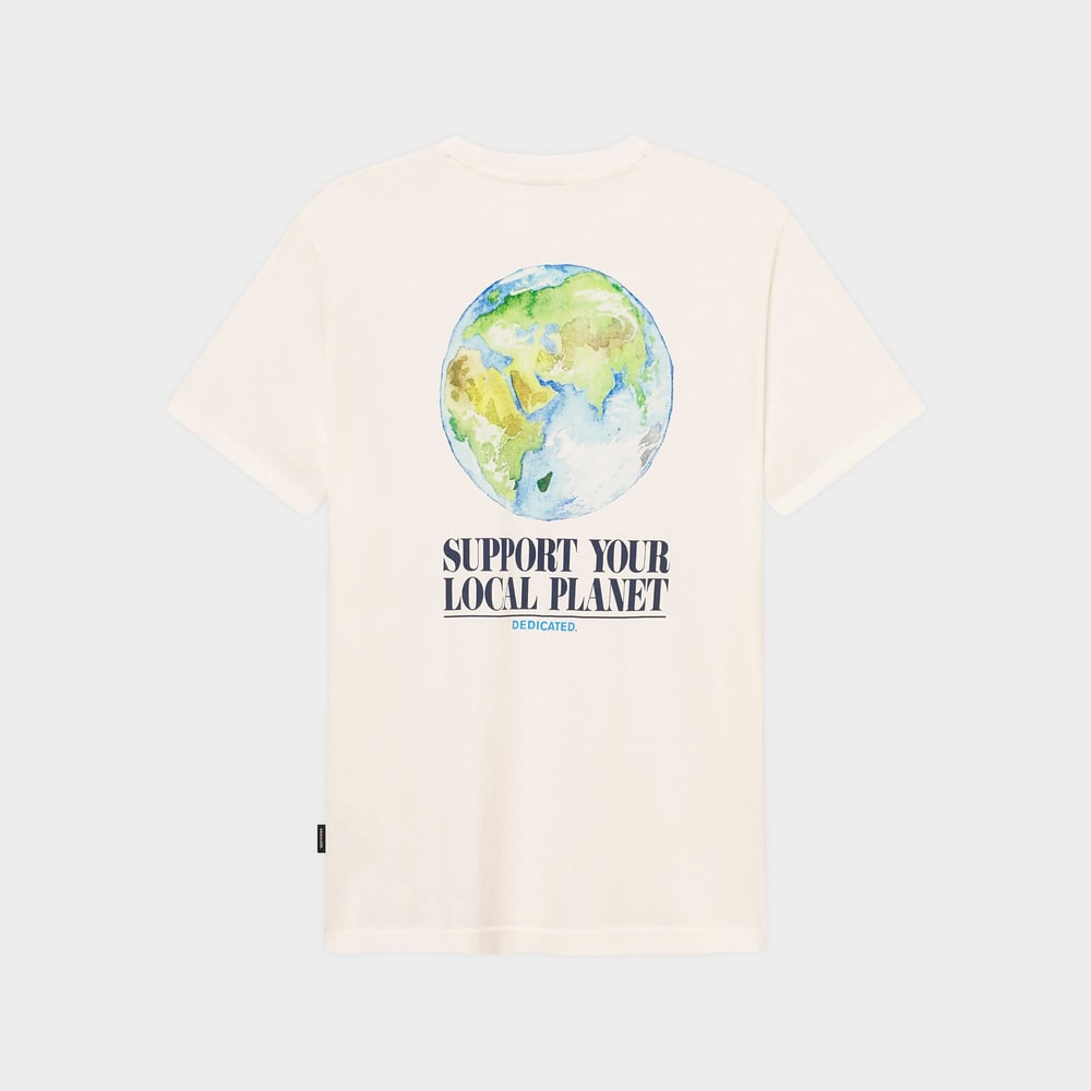 T-shirt Stockholm Support Water Globe Off-White