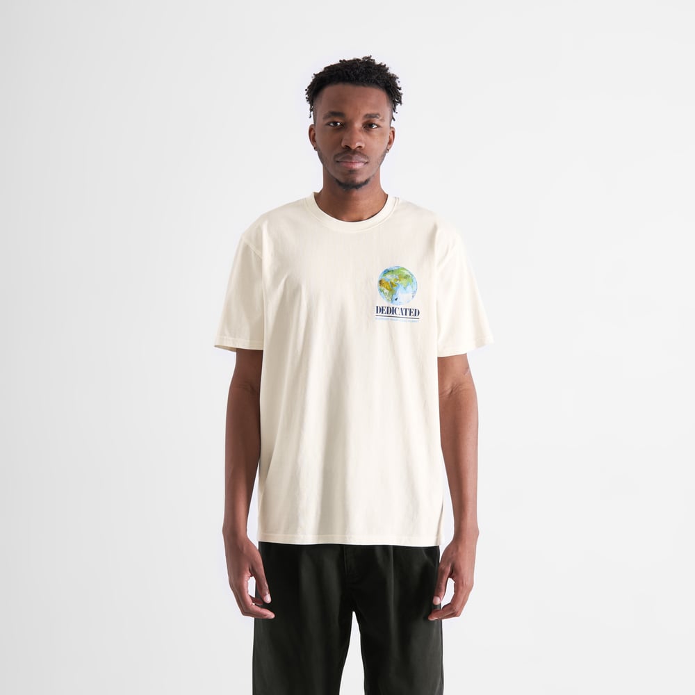 T-shirt Stockholm Support Water Globe Off-White