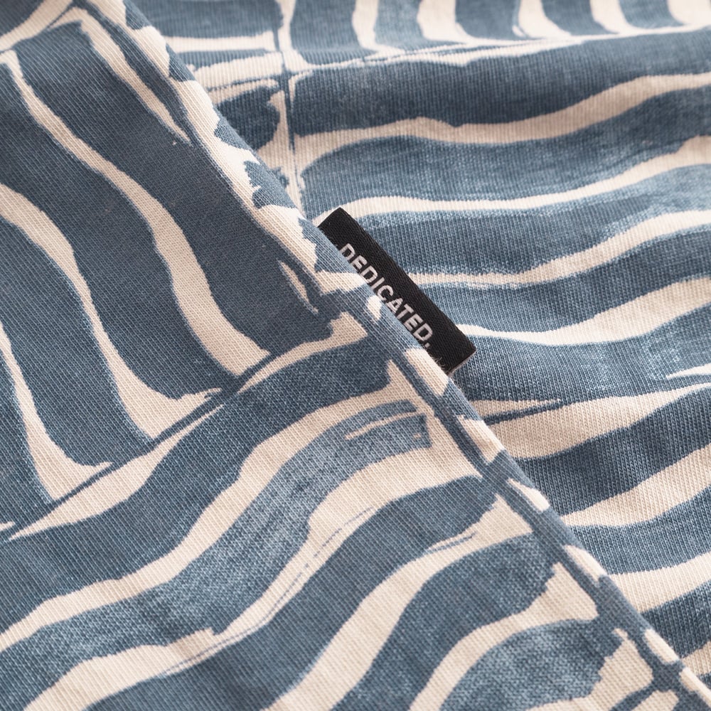 T-shirt Stockholm Wave Tiles Blue