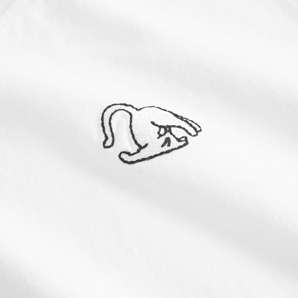 T-shirt Vadstena Cat Pose White