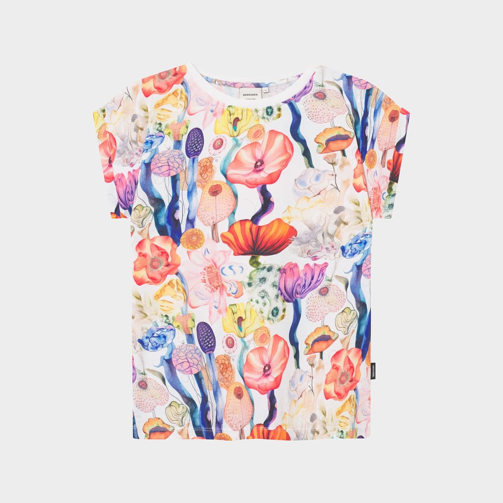T-shirt Visby Fantasy Flowers Multi Color