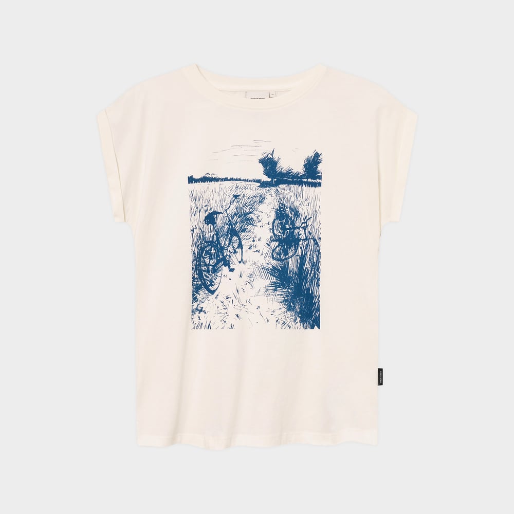 T-shirt Visby Summer Bikes Off-White