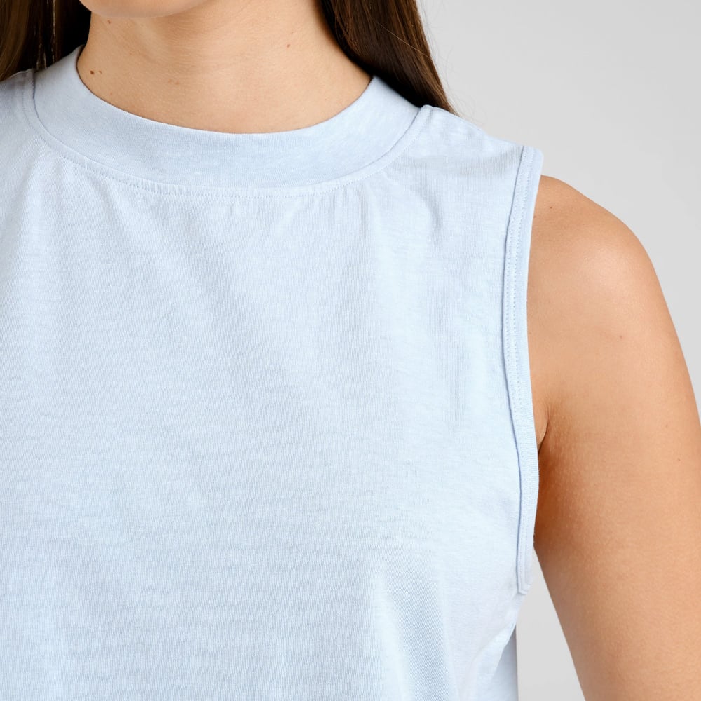 Top Namsos Hemp Skyway Blue