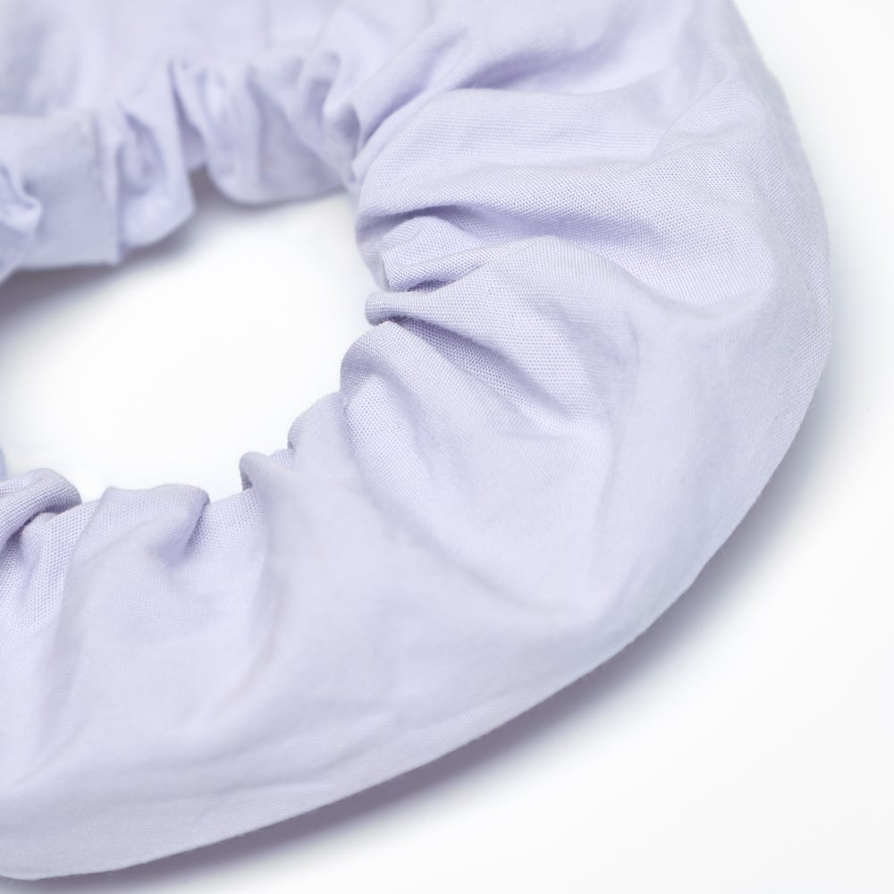 Scrunchie Poplin Thistle Purple