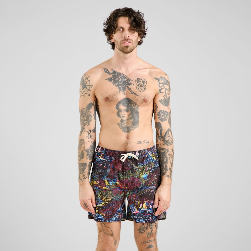 Swim Shorts Sandhamn Nice Black