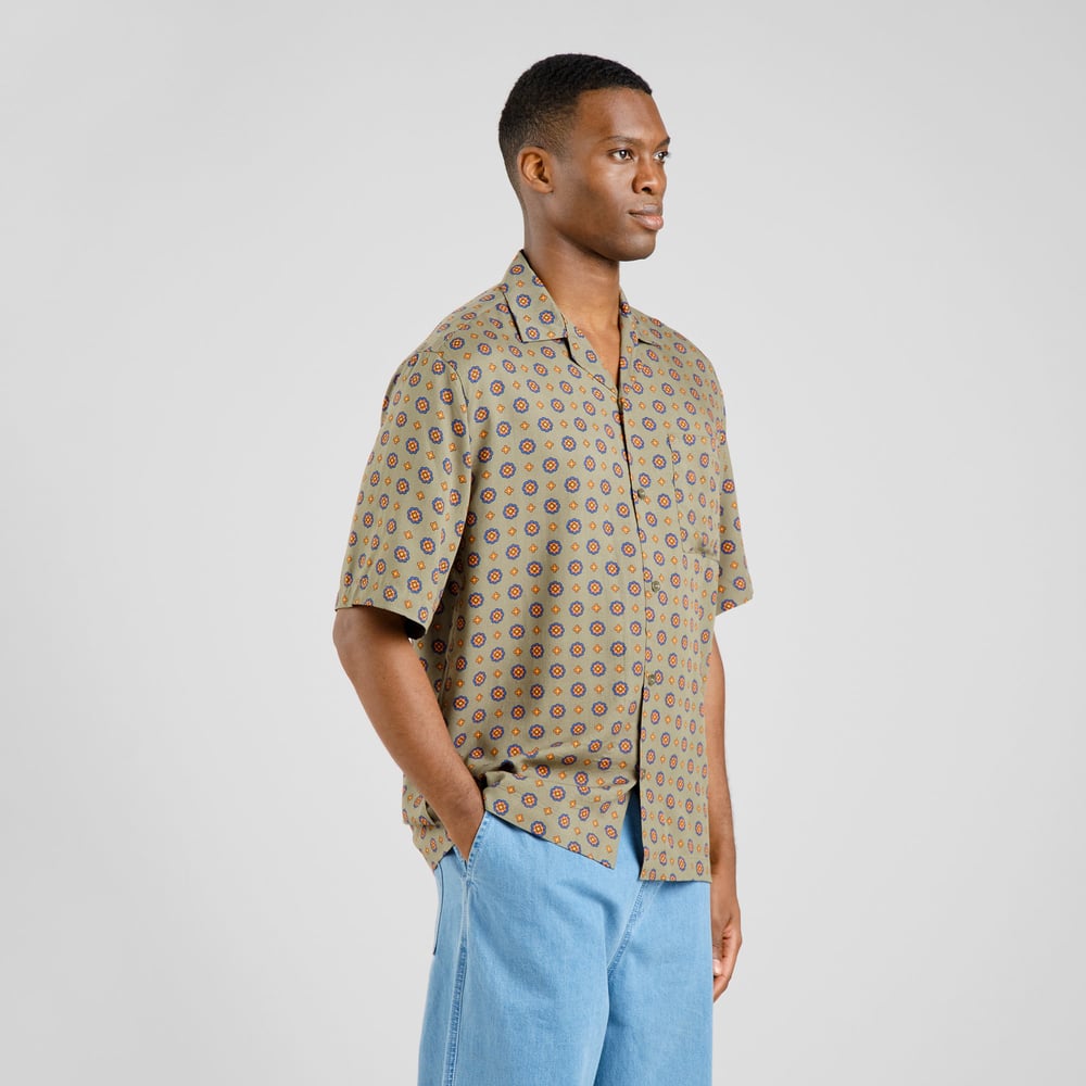Shirt Marstrand Medallion Ditsy Green
