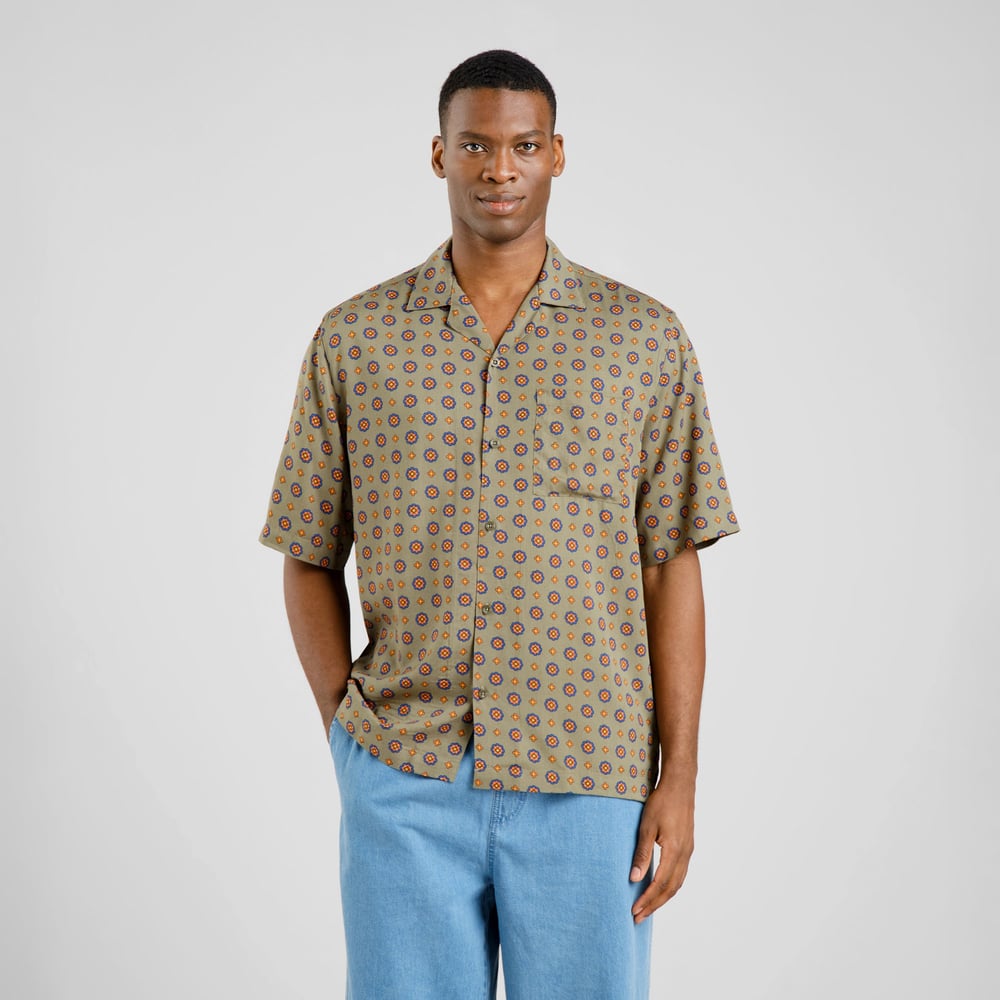 Shirt Marstrand Medallion Ditsy Green