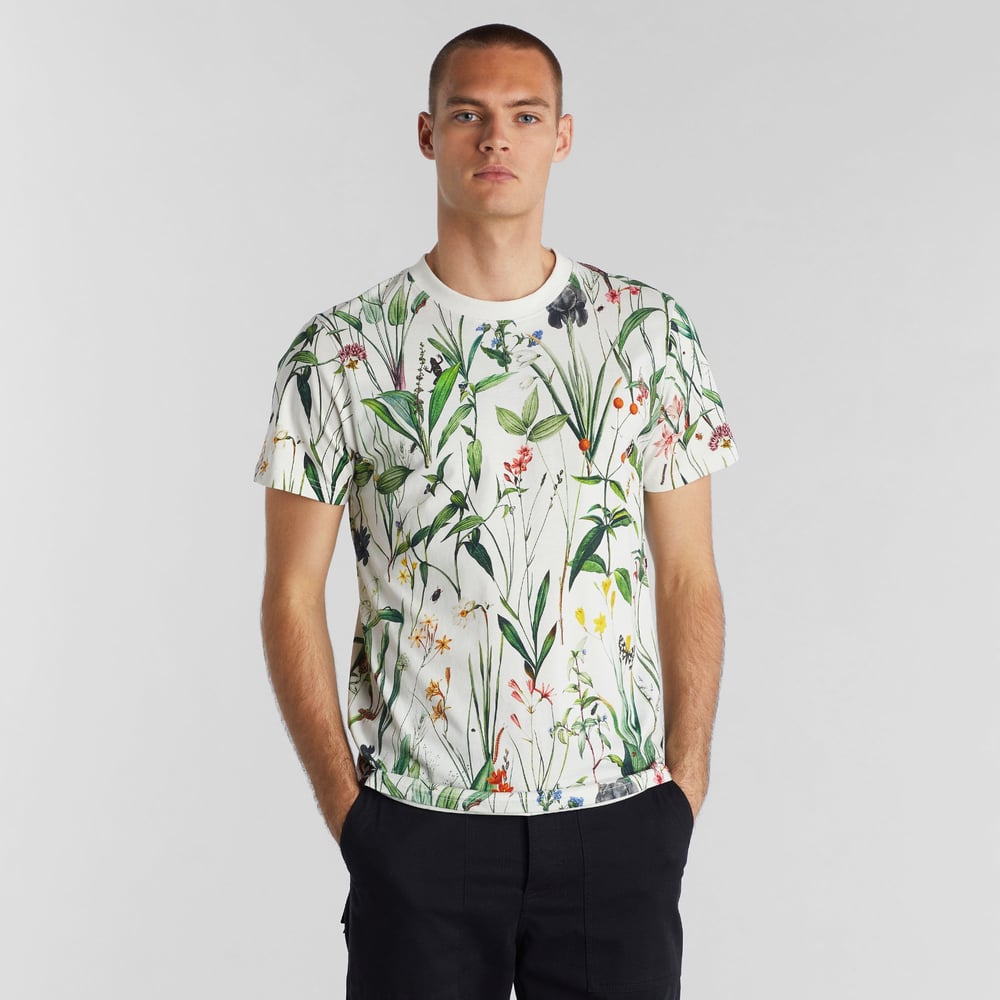 T-shirt Stockholm Flower Field Off-White