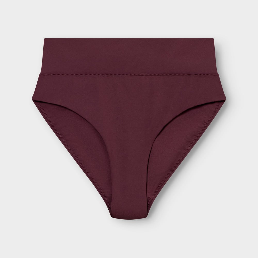 Bikini Pants Slite Burgundy