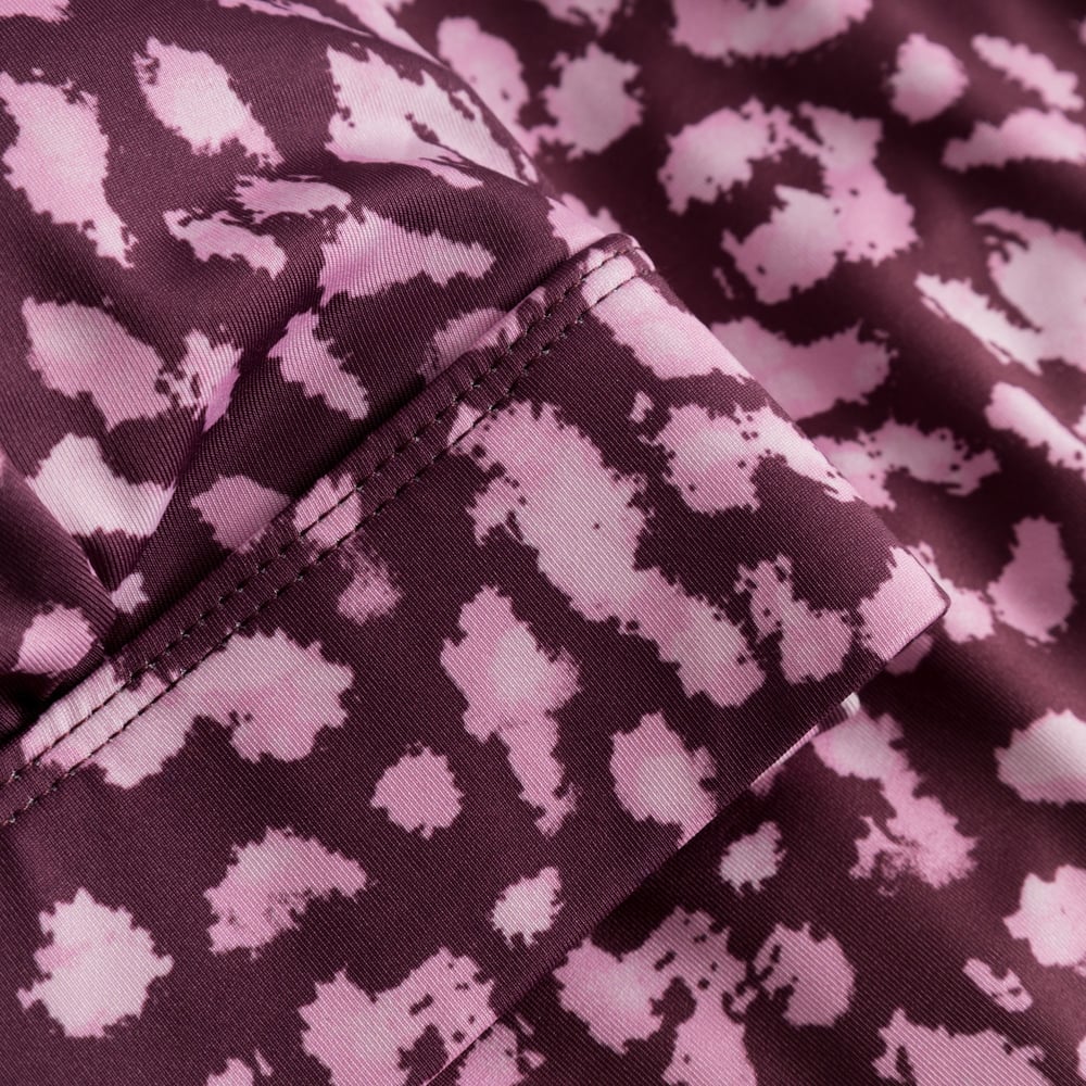 Bikini Top Alva Leopard Burgundy