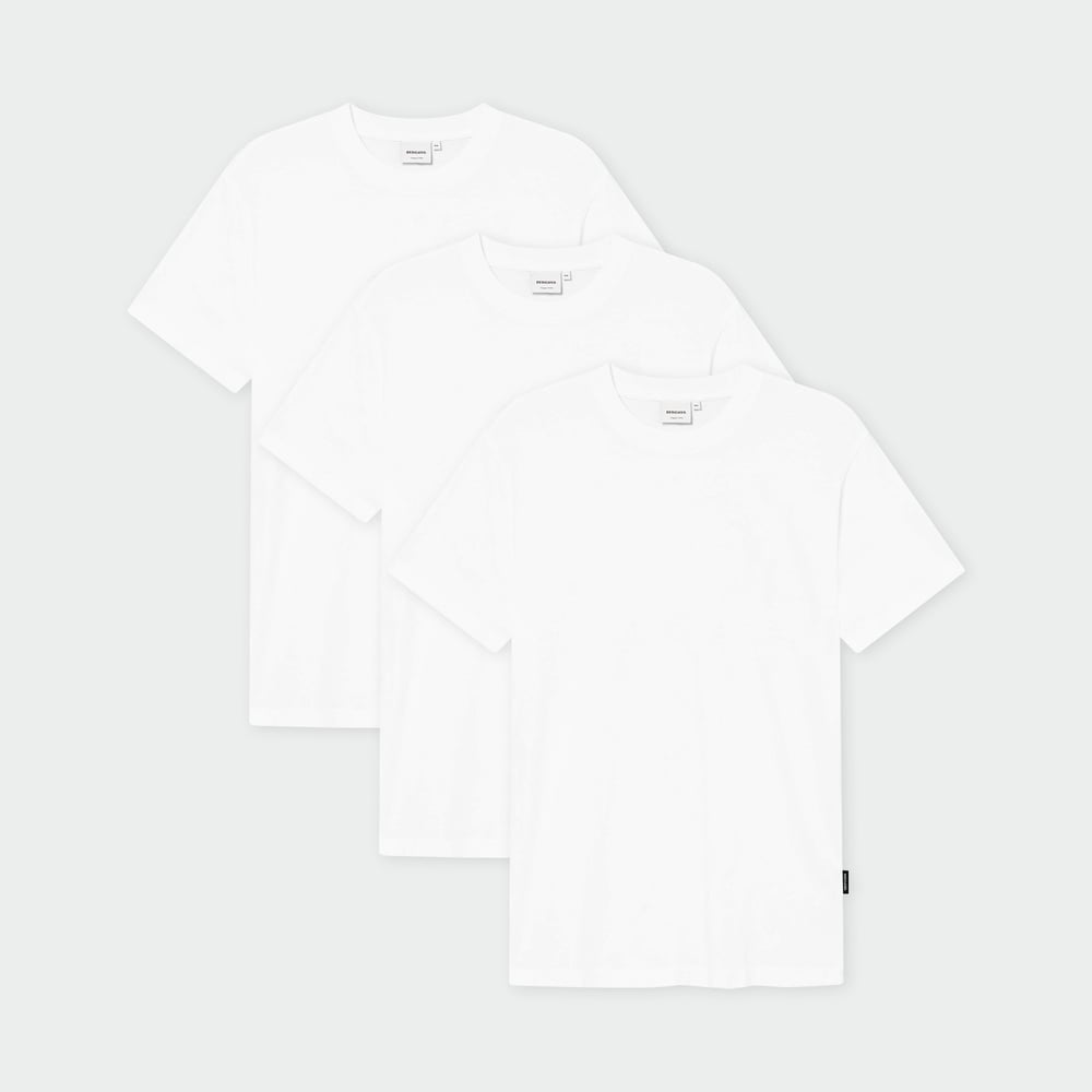 T-shirt Stockholm Base White 3-pack