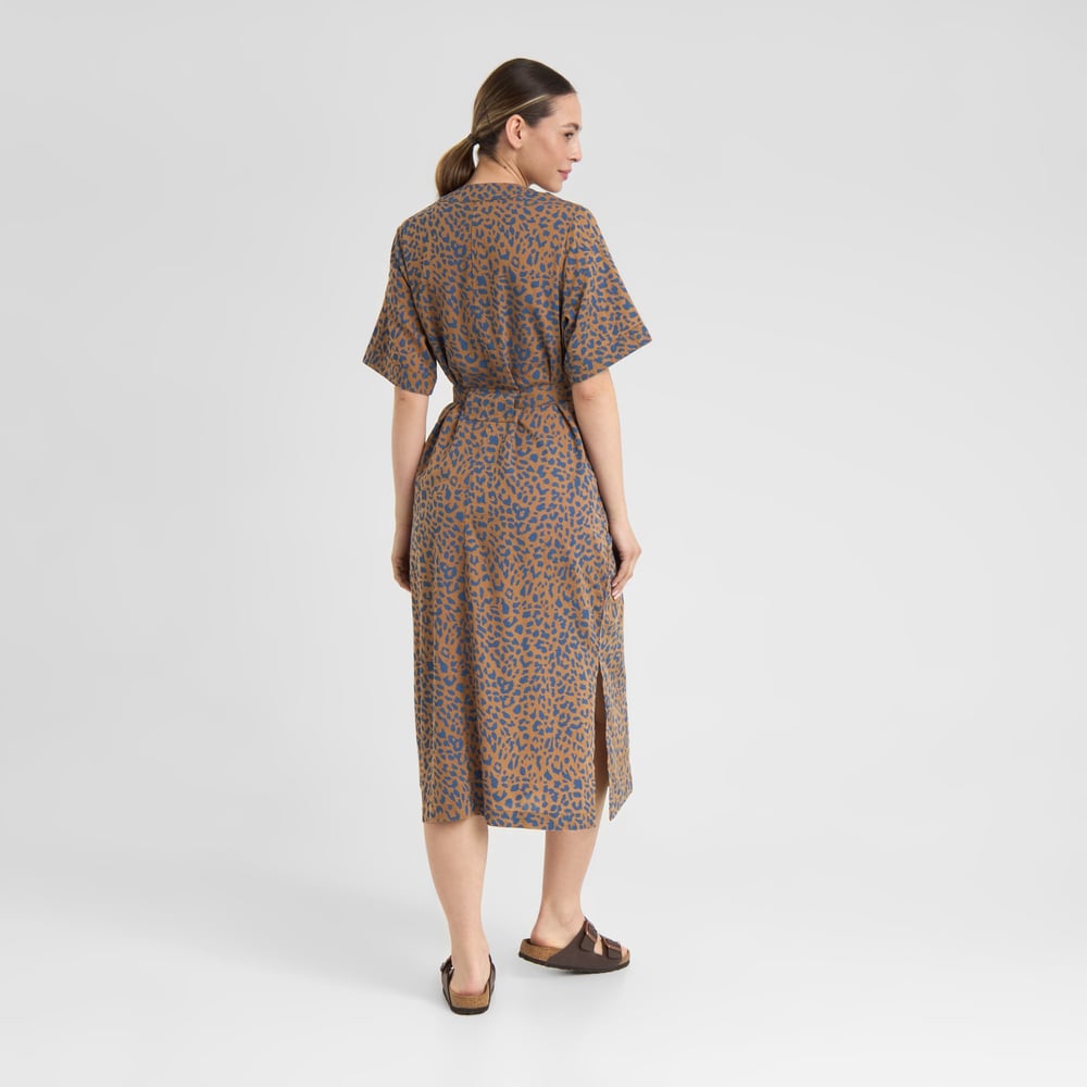 Dress Kallvik Painted Leopard Light Brown