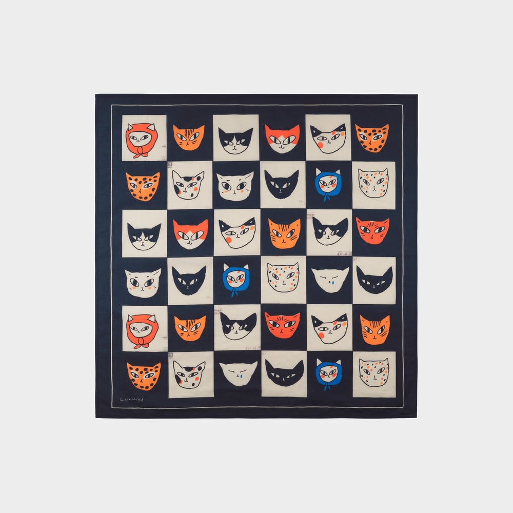 Scarf Kullavik Cat Bingo Black