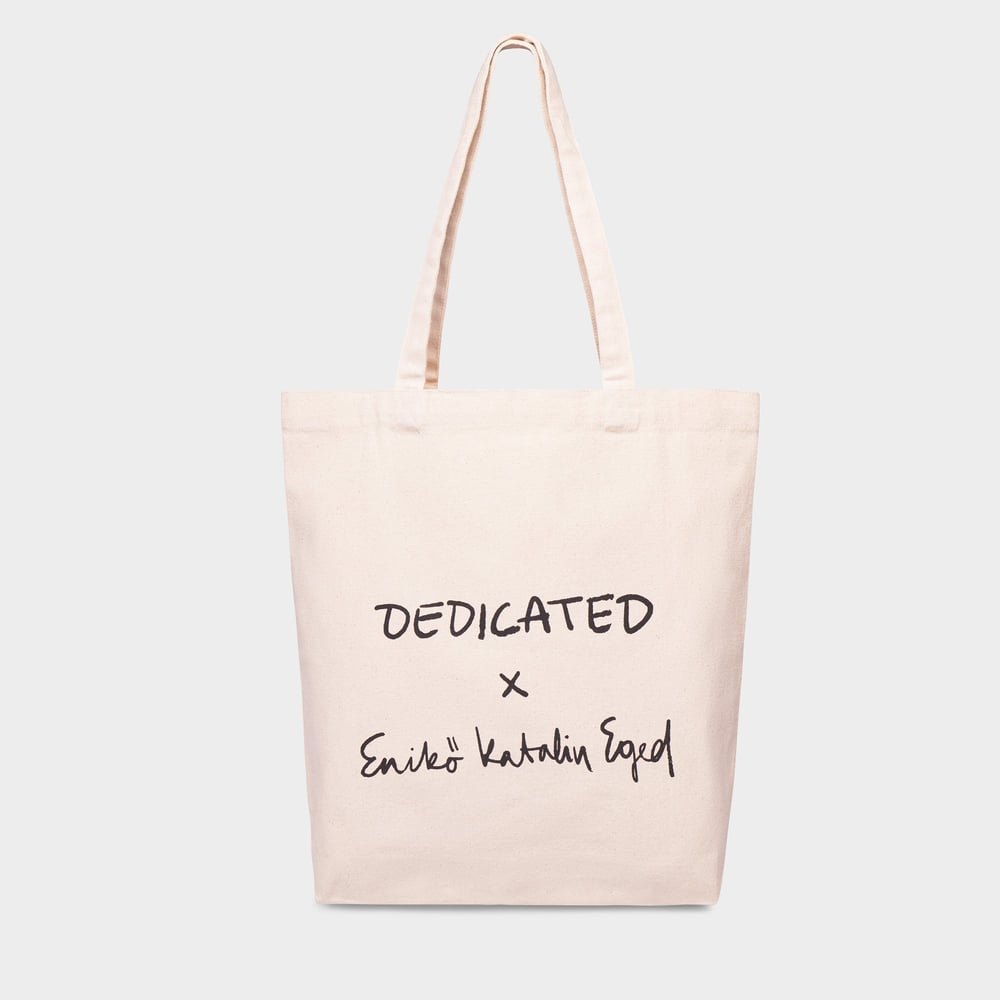 Tote Bag Torekov Foal with Birds Off-White