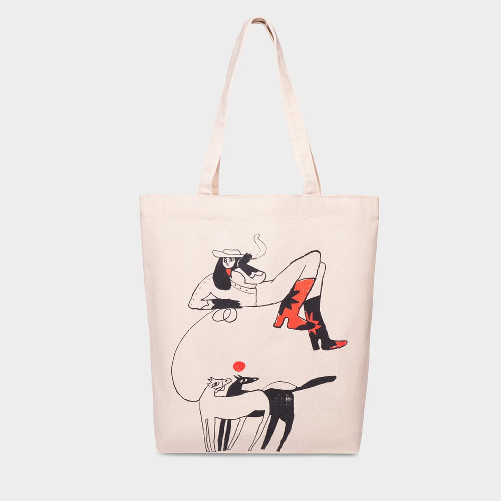 Tote Bag Torekov Star Boots Off-White
