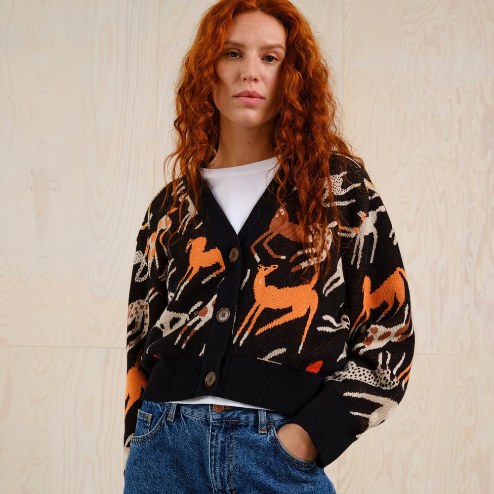 Cardigan Kanan Mustang Party Black