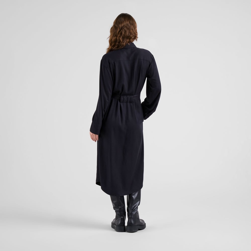 Shirt Dress Kvilla Heavy Viscose Black