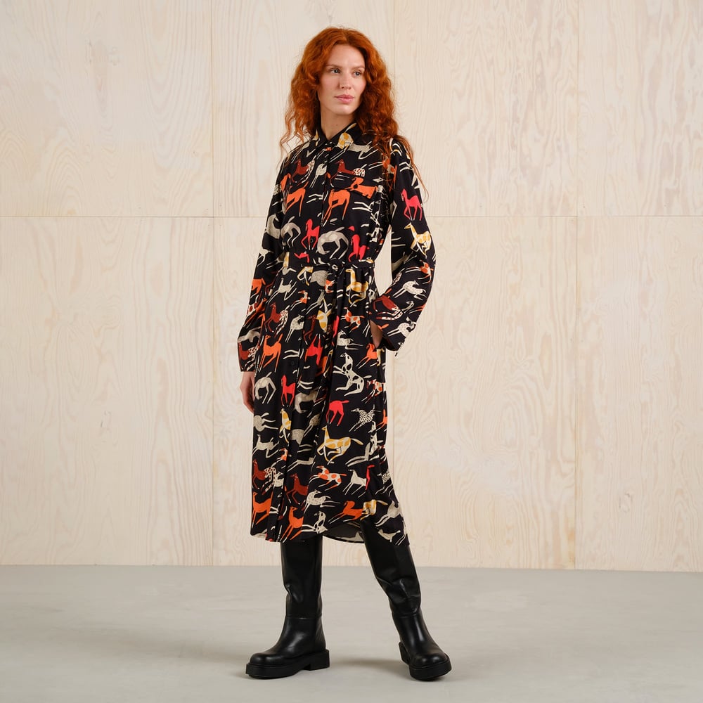 Shirt Dress Kvilla Mustang Party Black