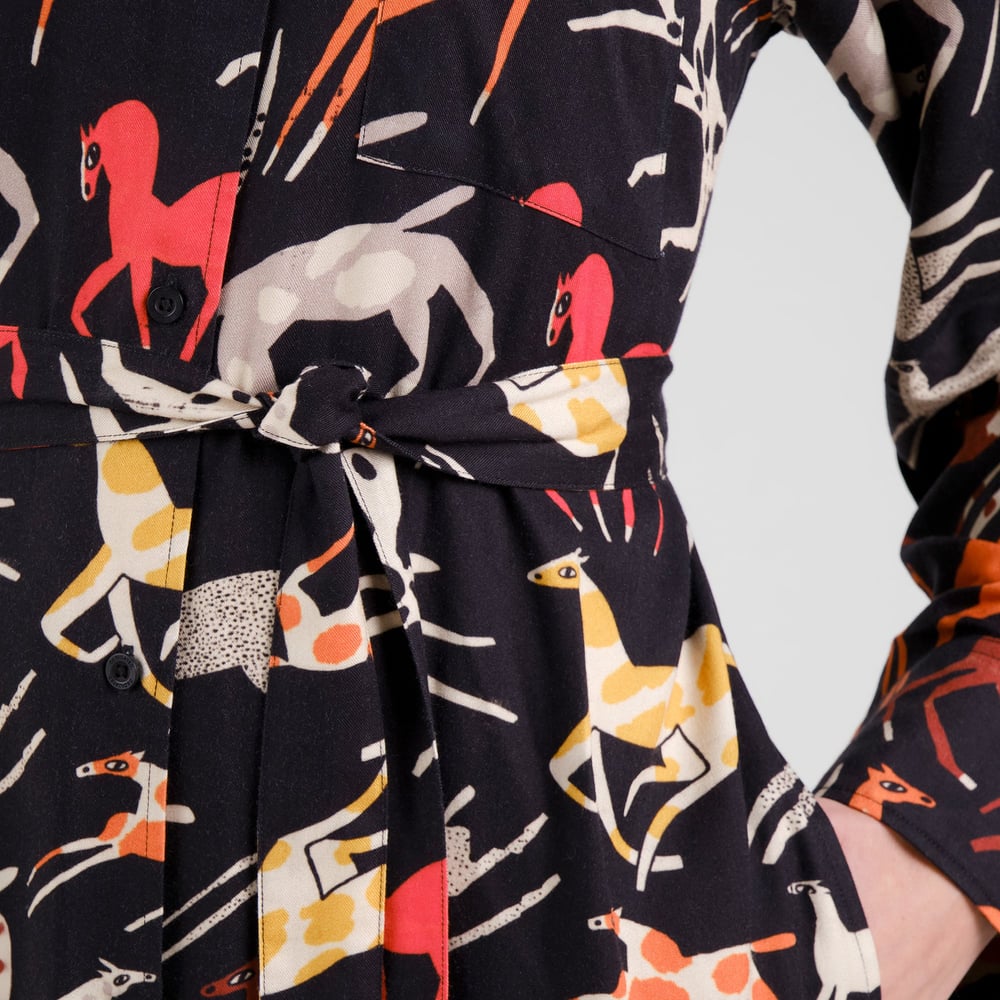 Shirt Dress Kvilla Mustang Party Black