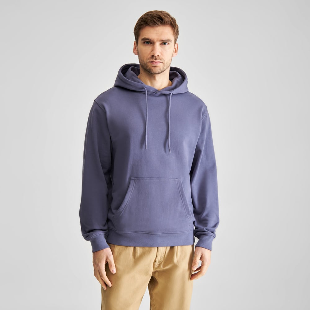 Hoodie Falun Base Heron Blue