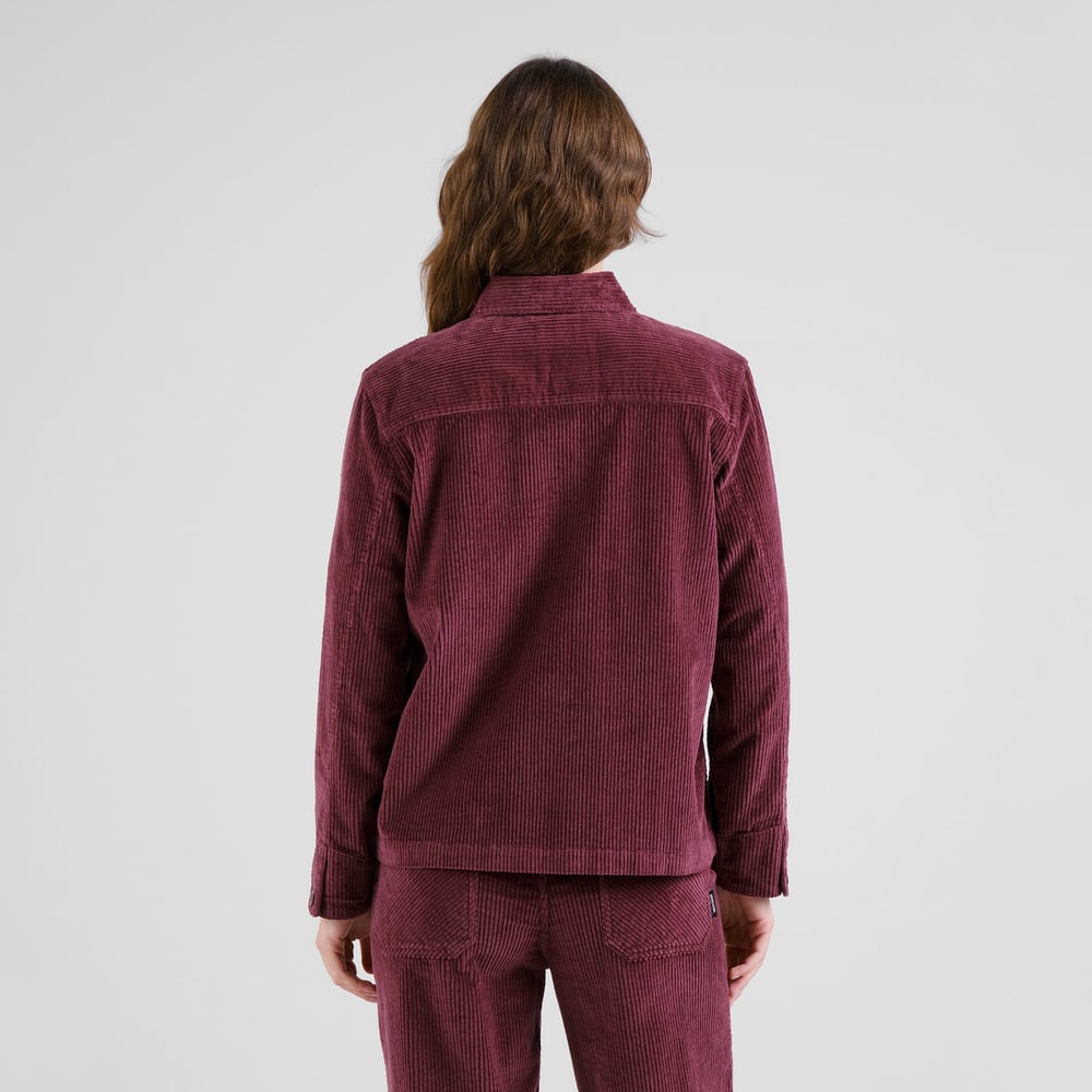 Jacket Stiby Corduroy Fig Red