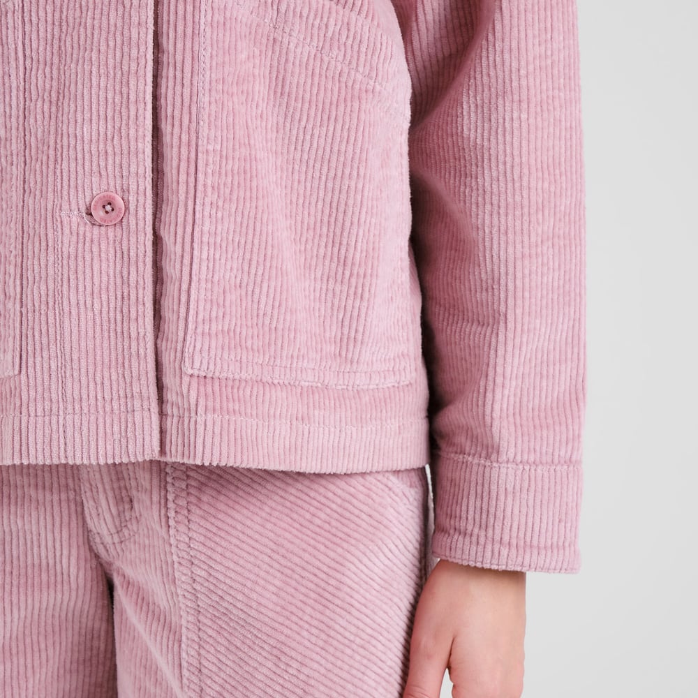 Jacket Stiby Corduroy Lilas Pink