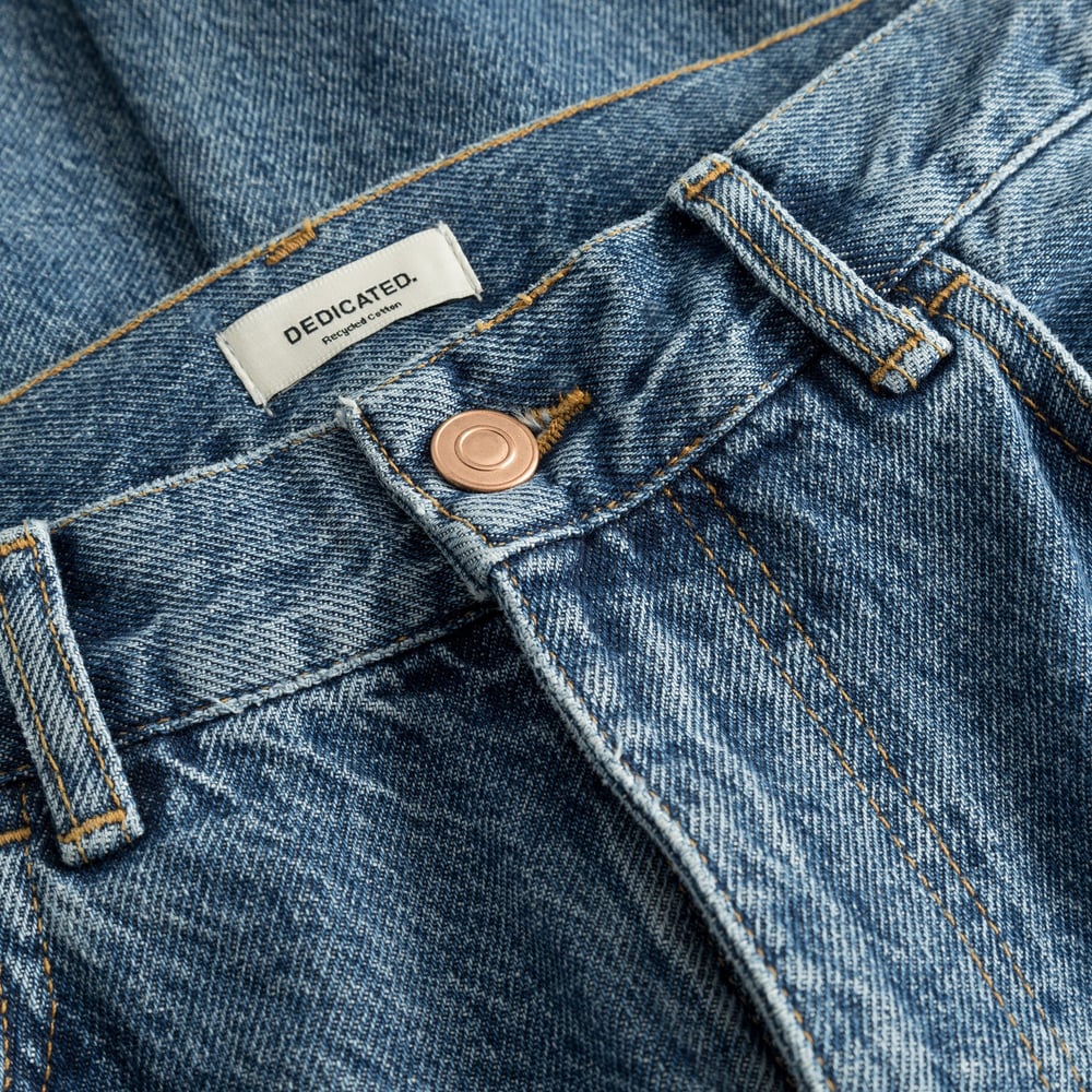 Denim Pants Frankfurt Tapered Fit Mid Blue