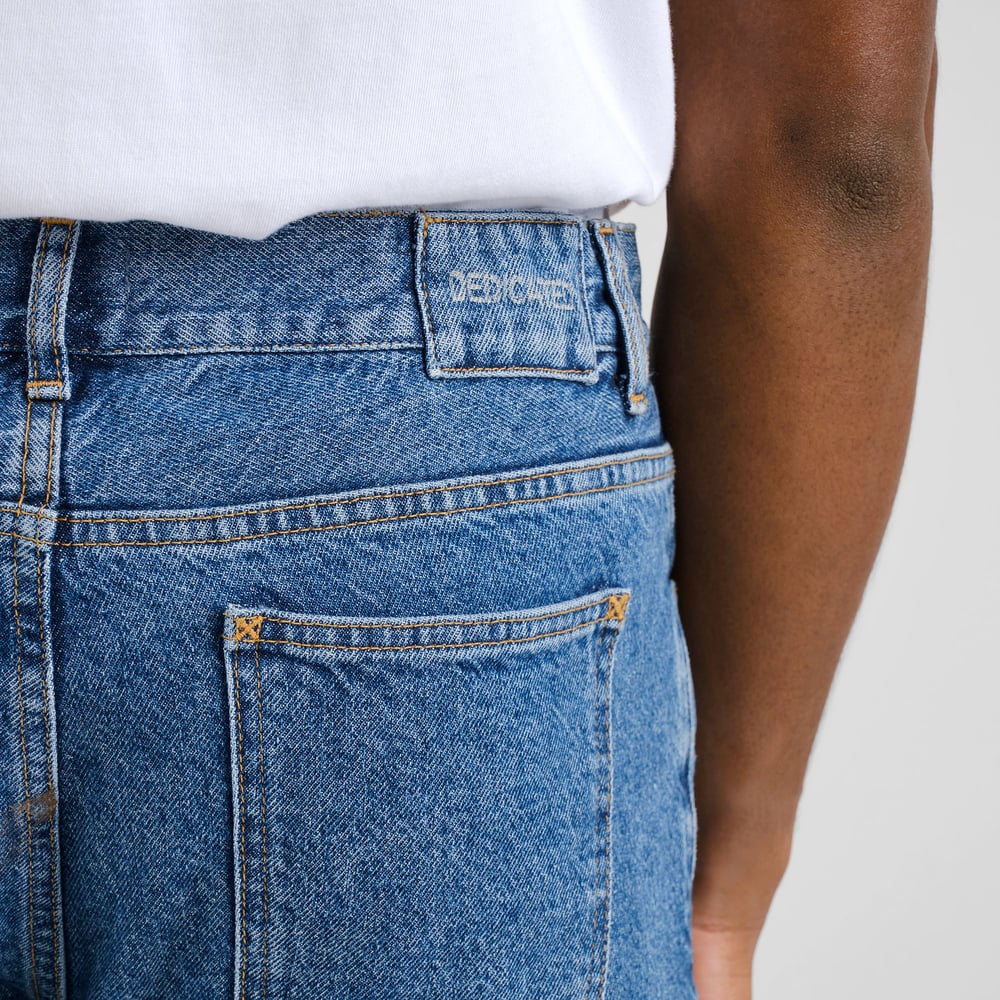 Denim Pants Frankfurt Tapered Fit Mid Blue