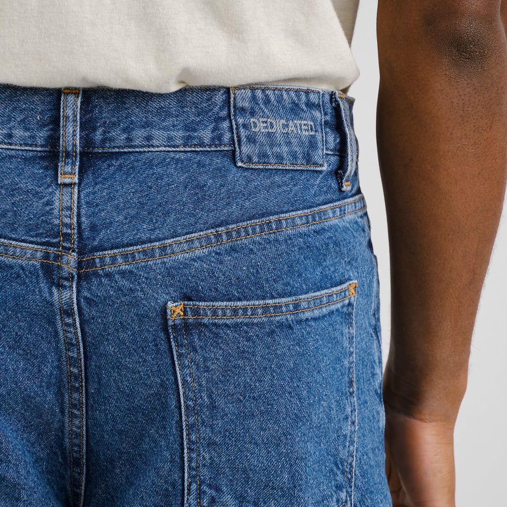 Denim Pants Hamburg Relaxed Fit Mid Blue