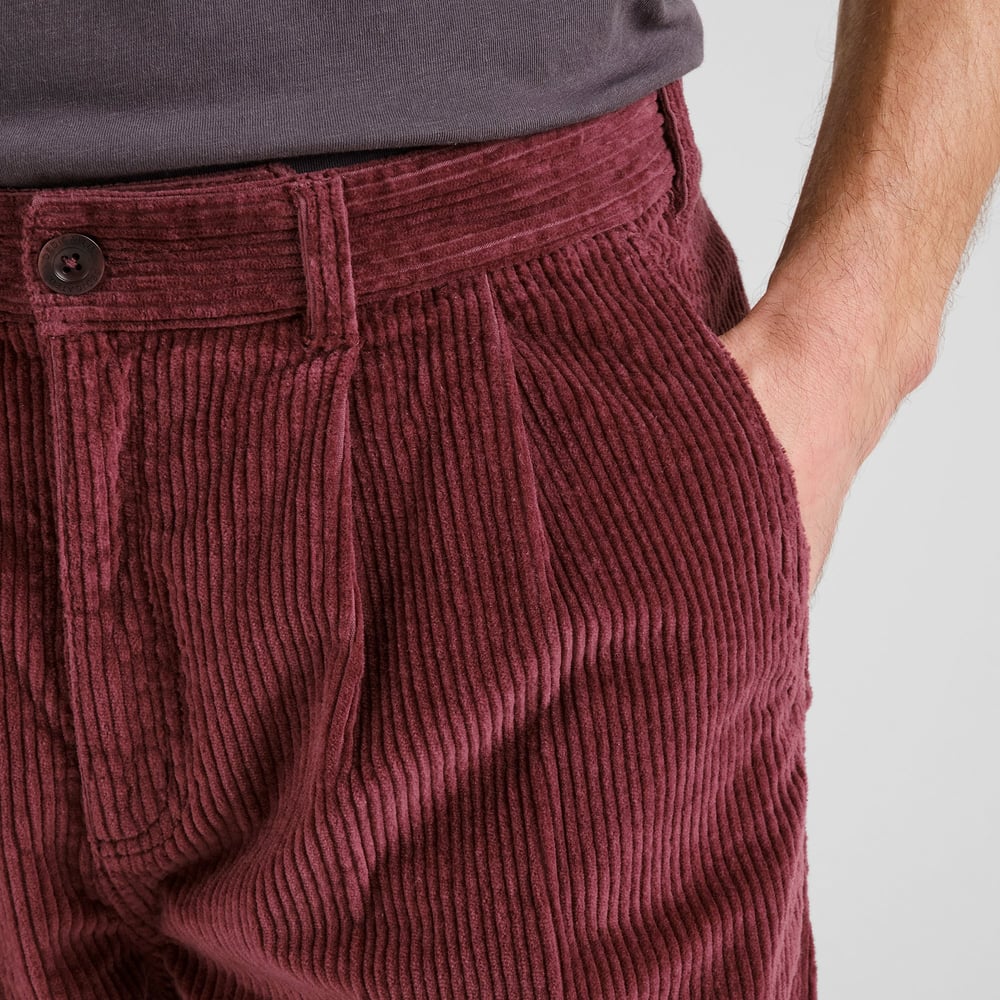 Pants Vallen Corduroy Fig Red