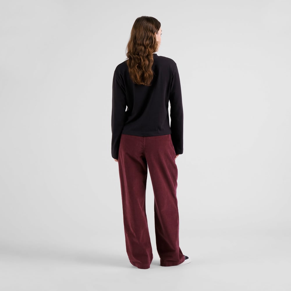 Pants Vickleby Corduroy Fig Red