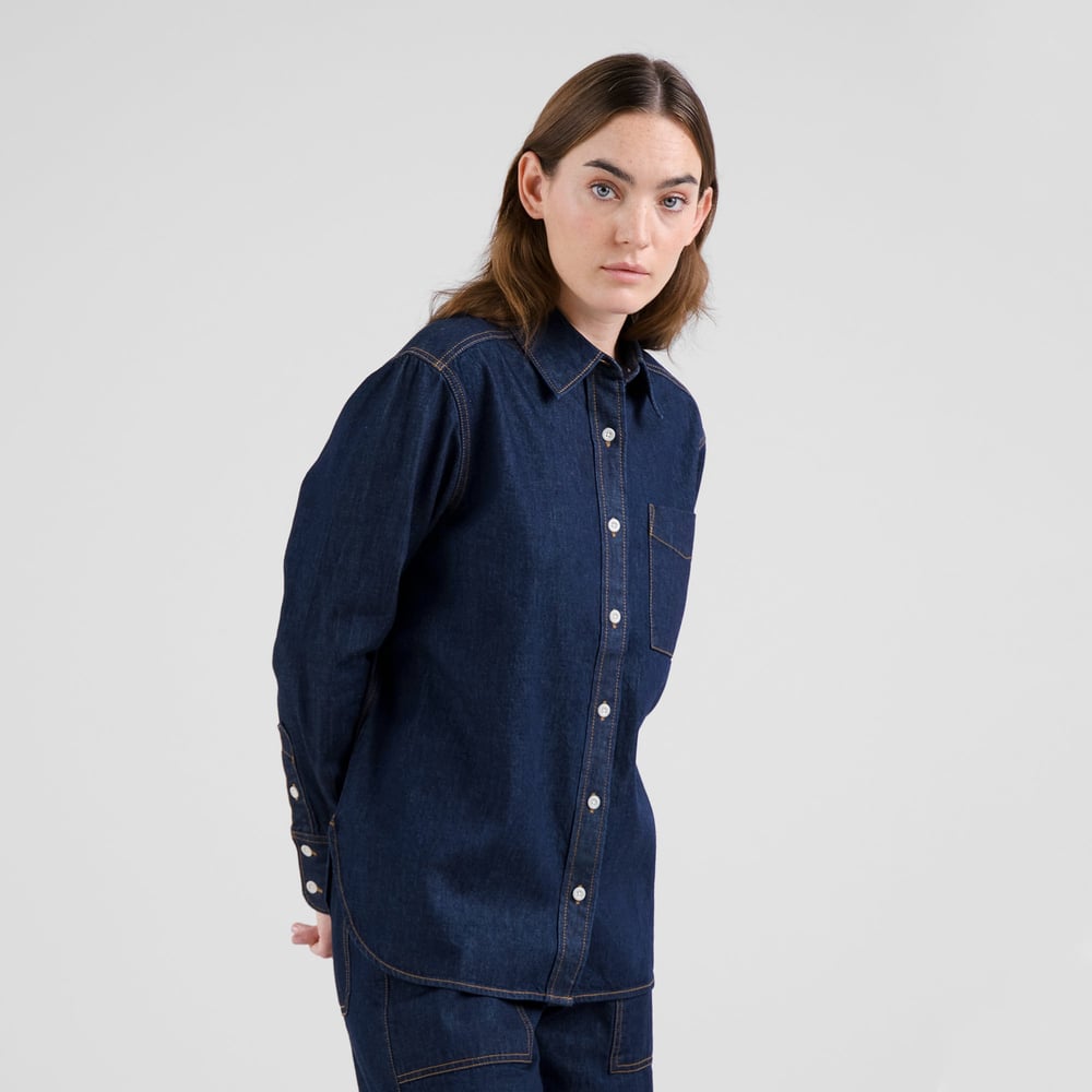 Shirt Hult Denim Dark Blue