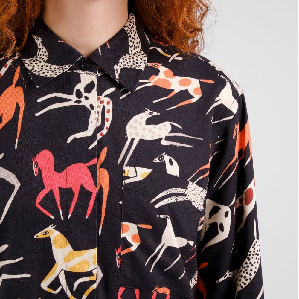 Shirt Kosta Mustang Party Black