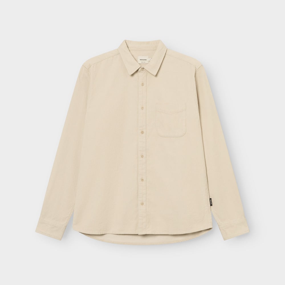 Shirt Varberg Corduroy Oat White