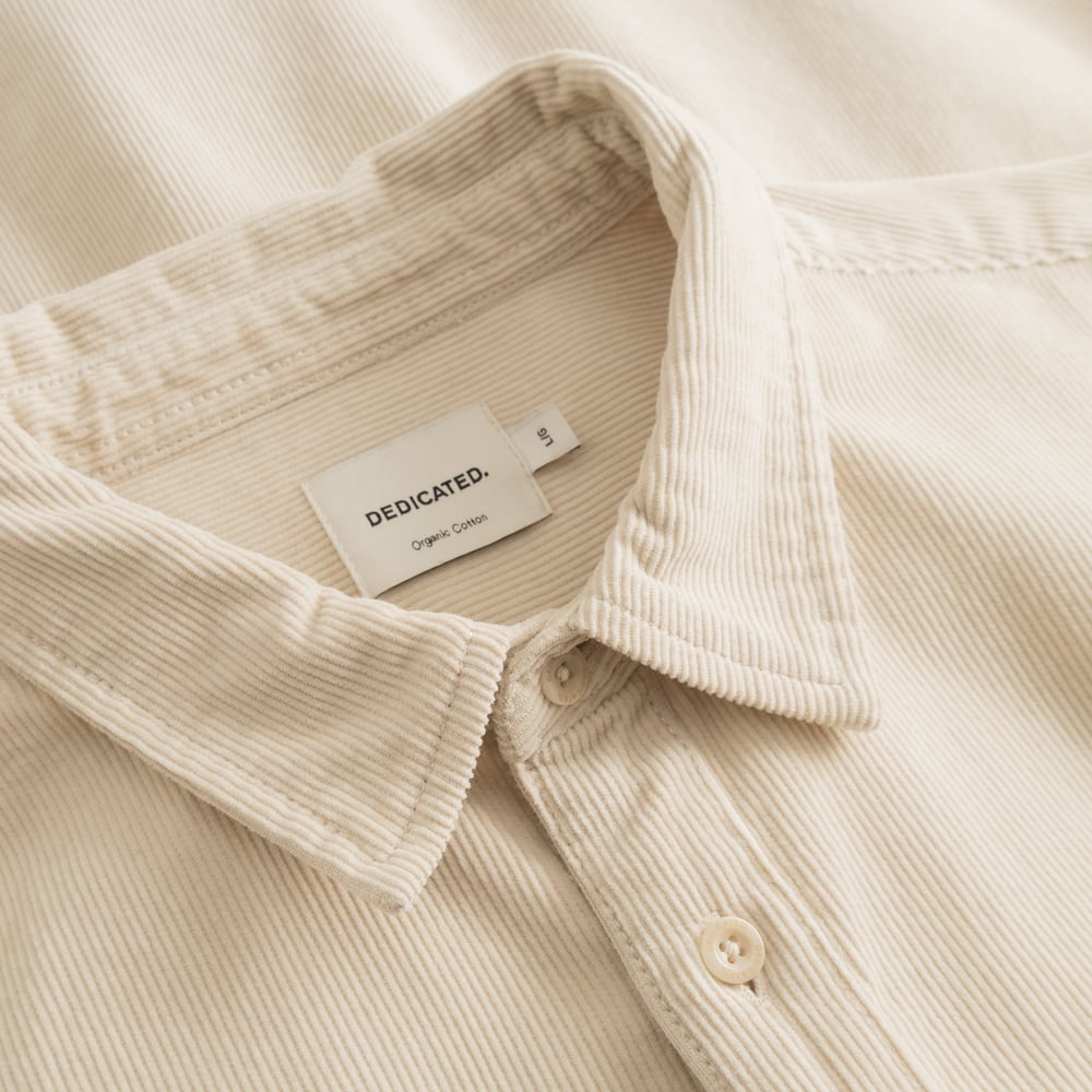 Shirt Varberg Corduroy Oat White