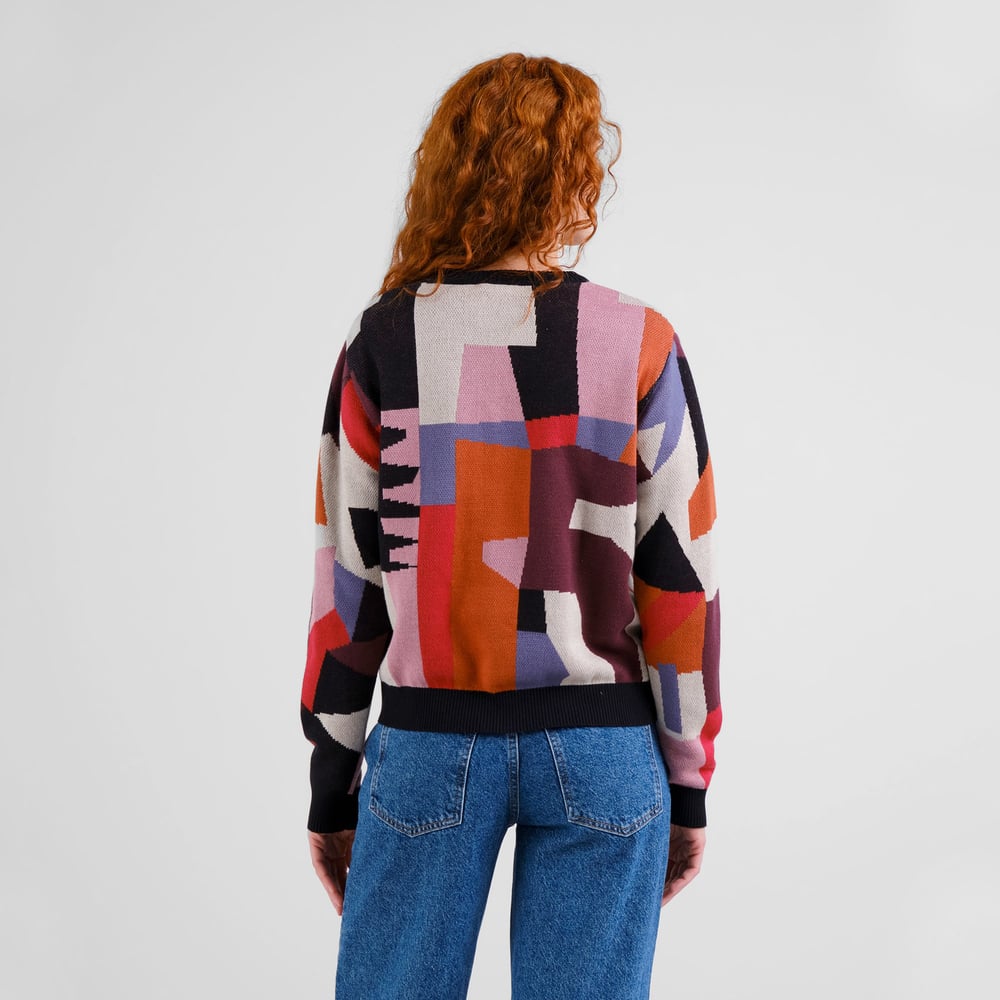 Sweater Arendal Abstract Chaos Multi Color