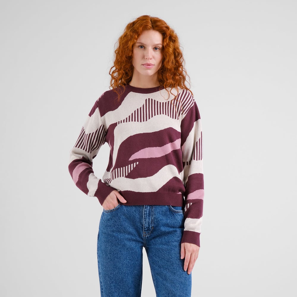Sweater Arendal Flowing Abstract Multi Color