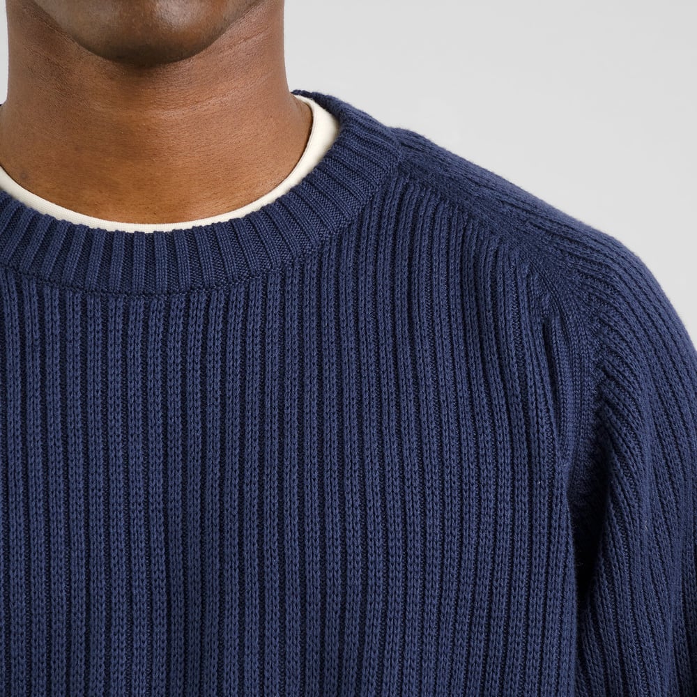 Hakkas Knitted Sweater Navy