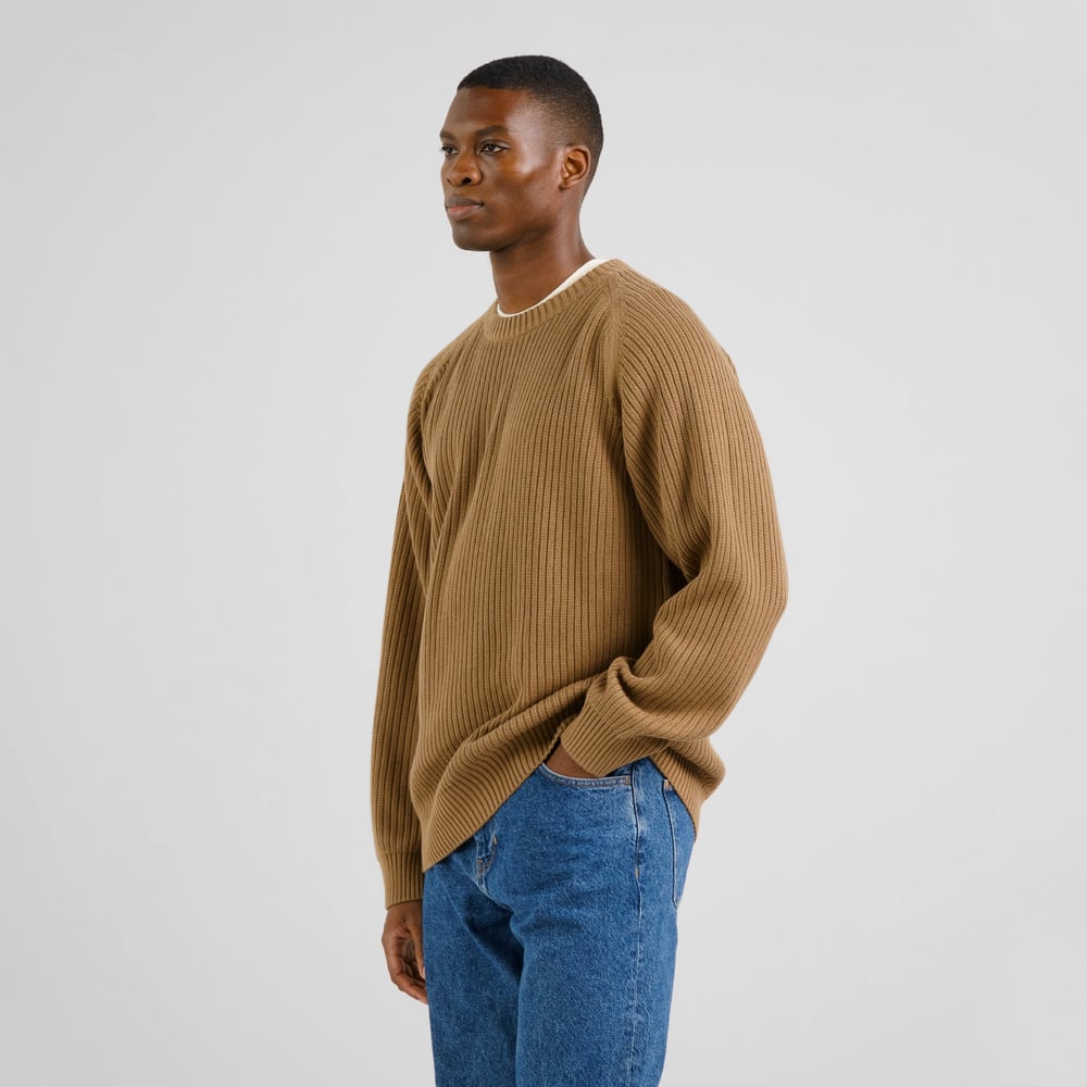 Hakkas Knitted Sweater Otter Brown