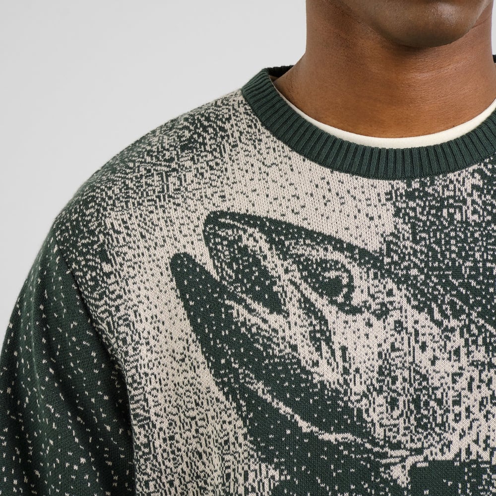 Sweater Mora Jumping Trout Dark Green