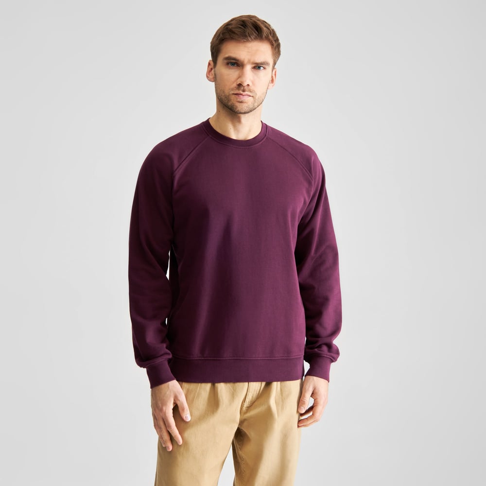 Sweatshirt Malmoe Base Fig Red