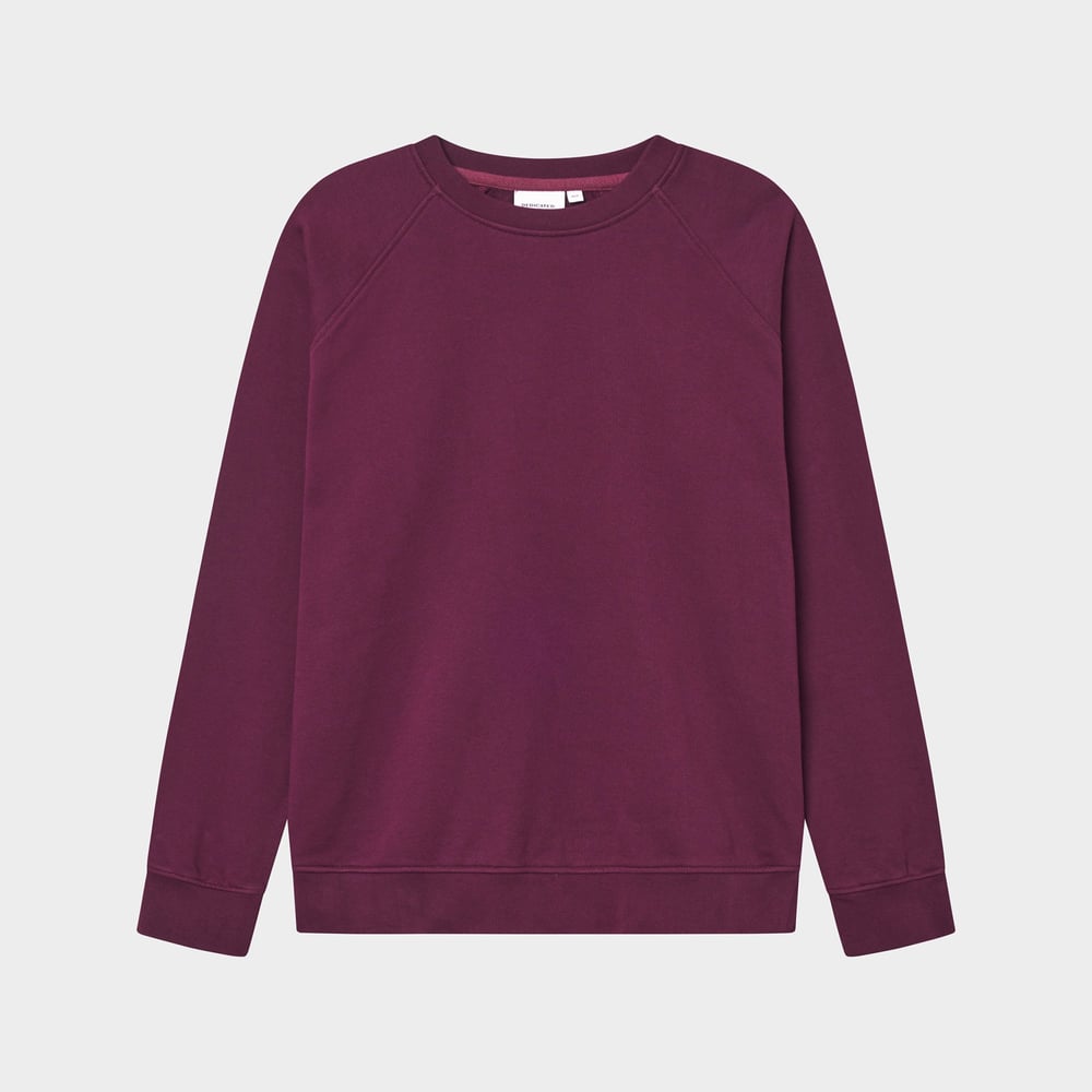 Sweatshirt Malmoe Base Fig Red