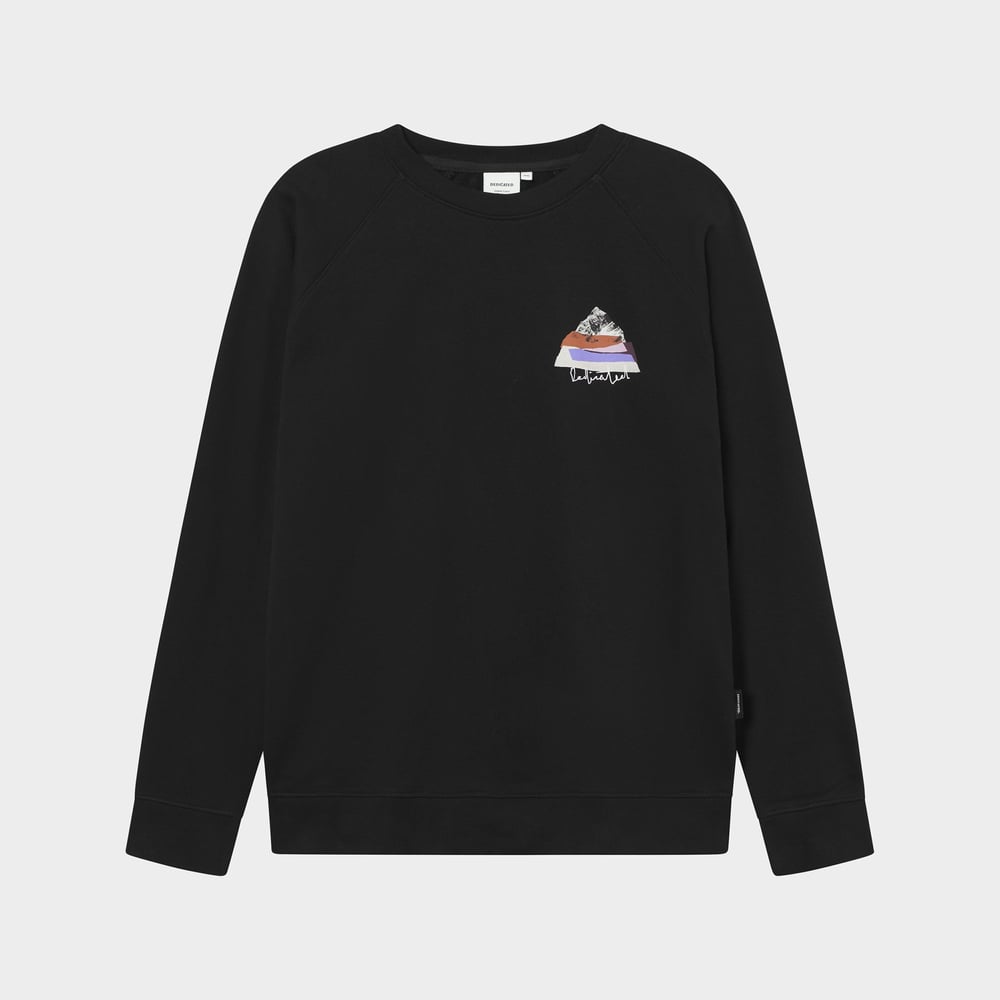 Sweatshirt Malmoe Cut Out Mountain Black