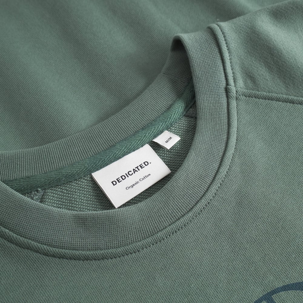 Sweatshirt Malmoe No War Forest Green